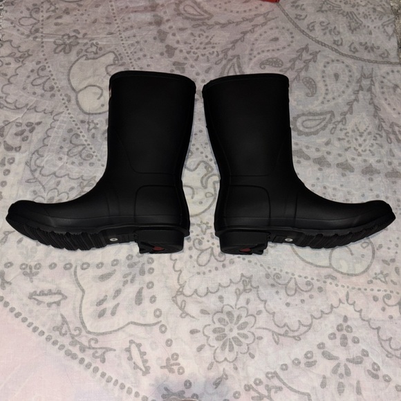NEW Hunter Original Short Boot Rubber Rain Black Size 9